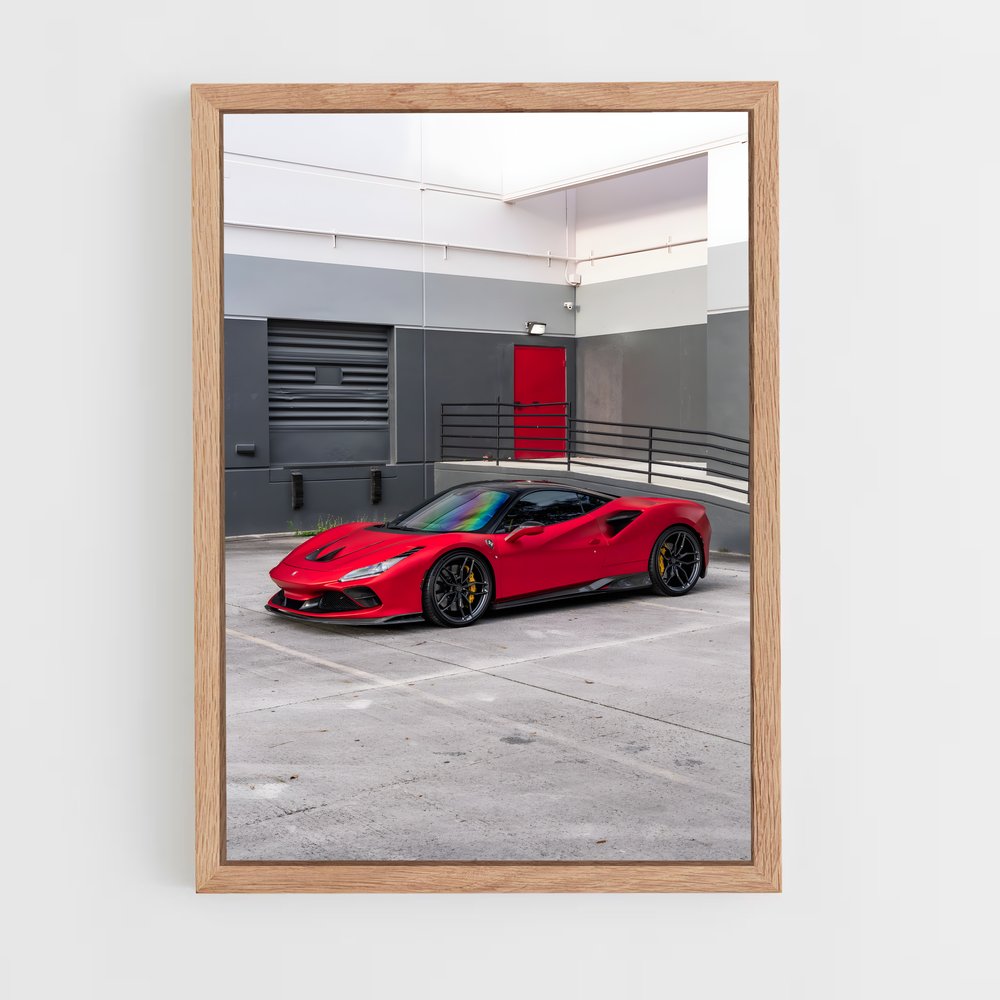 Poster tributo Rouge – affiche Ferrari (vue 4)